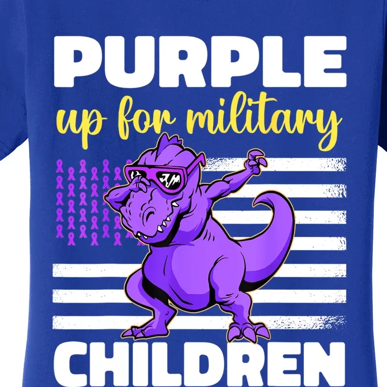 Purple Up For Military Month Of The Military Children Women's T-Shirt