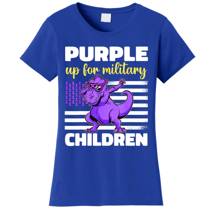 Purple Up For Military Month Of The Military Children Women's T-Shirt