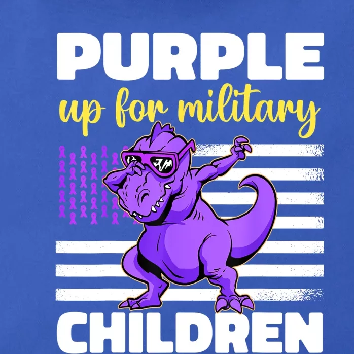 Purple Up For Military Month Of The Military Children Zip Tote Bag