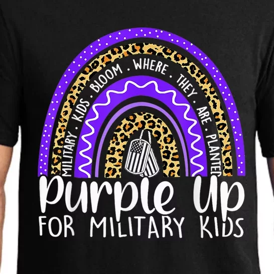 Purple Up For Military Kid Cool Month Of The Military Child Pajama Set