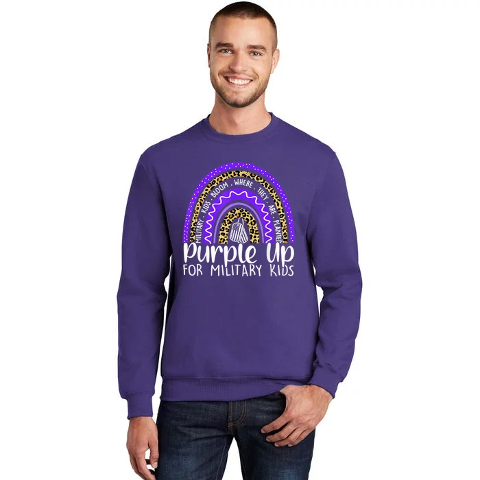 Purple Up For Military Kid Cool Month Of The Military Child Sweatshirt