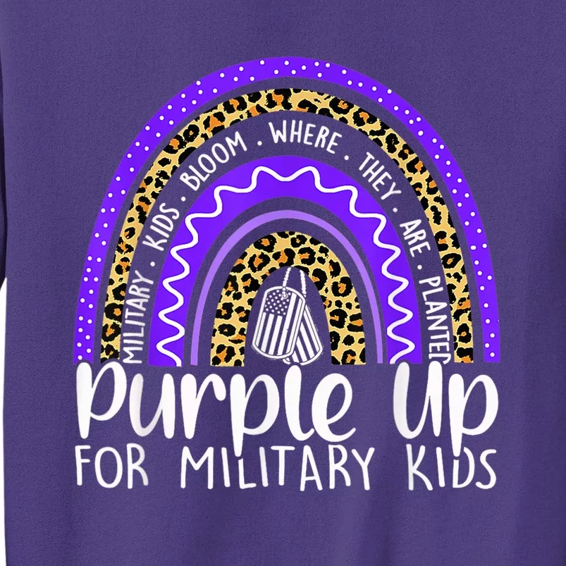 Purple Up For Military Kid Cool Month Of The Military Child Sweatshirt