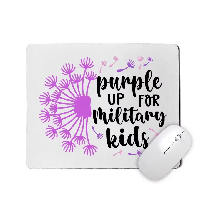 Purple Up For Military Children Army Soldier Mousepad