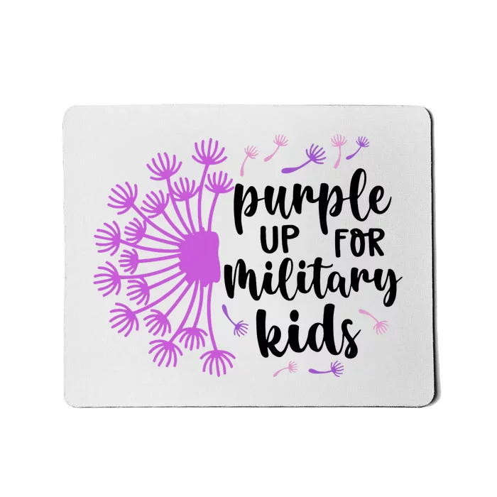 Purple Up For Military Children Army Soldier Mousepad