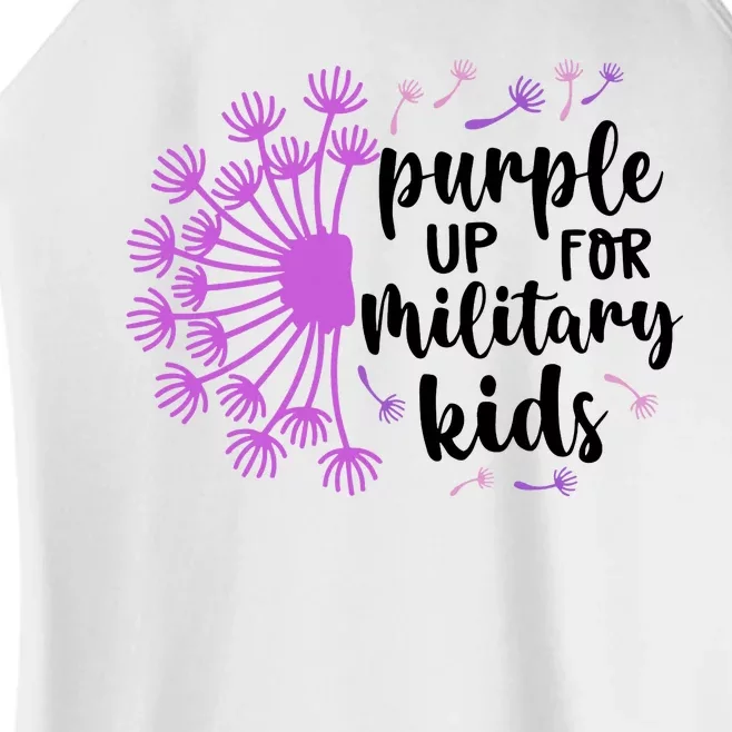 Purple Up For Military Children Army Soldier Women’s Perfect Tri Rocker Tank