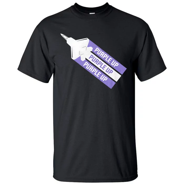 Purple Up For Military Child Month Of The Military Awareness Tall T-Shirt