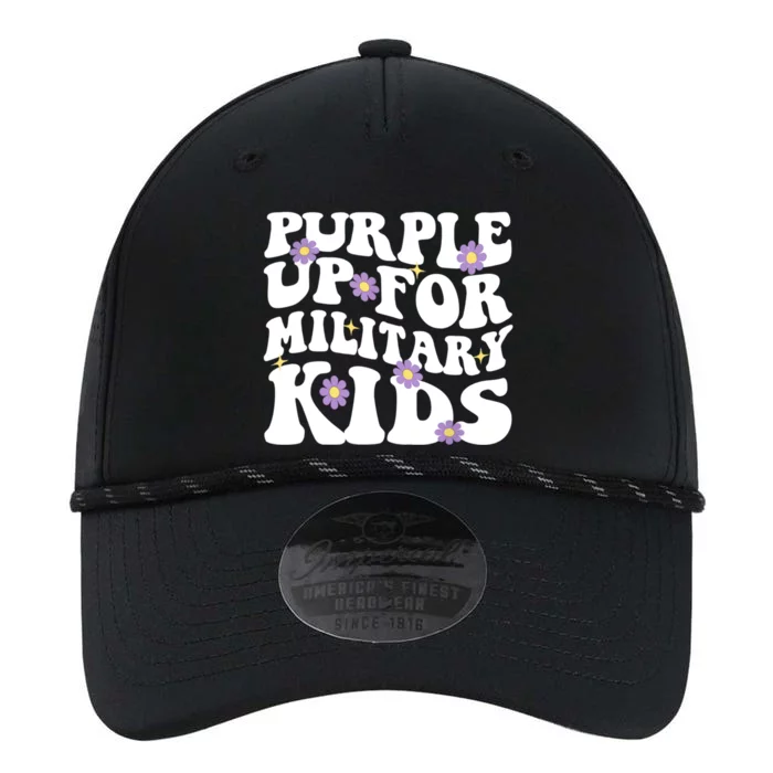 Purple Up For Military Kidss Military Groovy Child Month Performance The Dyno Cap