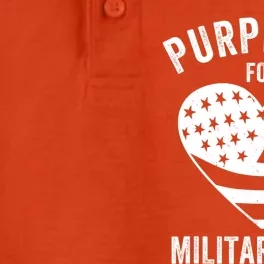 Purple Up For Military Military Child Month Dry Zone Grid Performance Polo