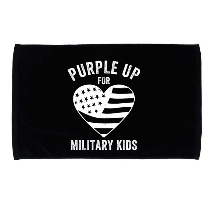 Purple Up For Military Military Child Month Microfiber Hand Towel