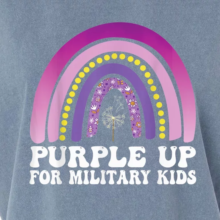 purple up for military Kid month of the military child Garment-Dyed Women's Muscle Tee