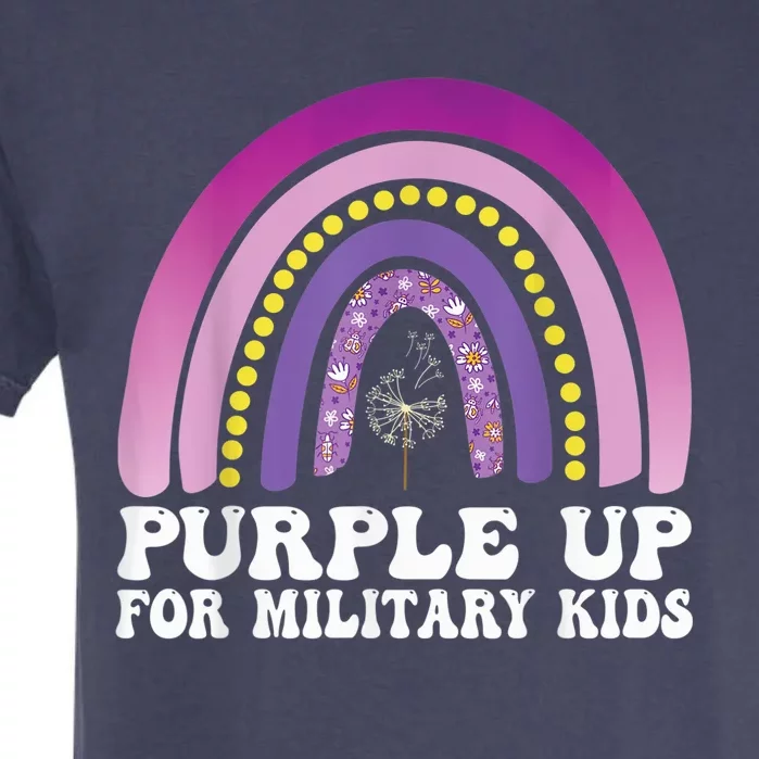 purple up for military Kid month of the military child Garment-Dyed Heavyweight T-Shirt