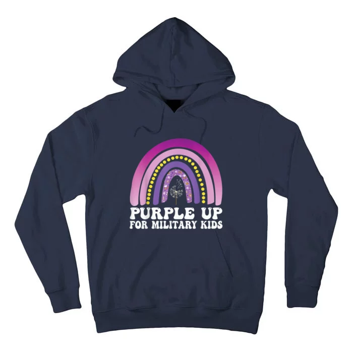 purple up for military Kid month of the military child Tall Hoodie