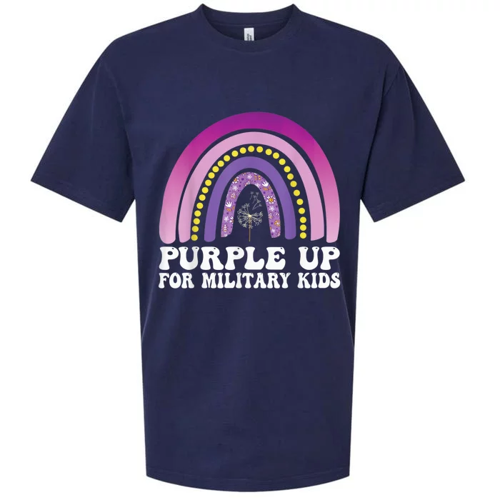 purple up for military Kid month of the military child Sueded Cloud Jersey T-Shirt