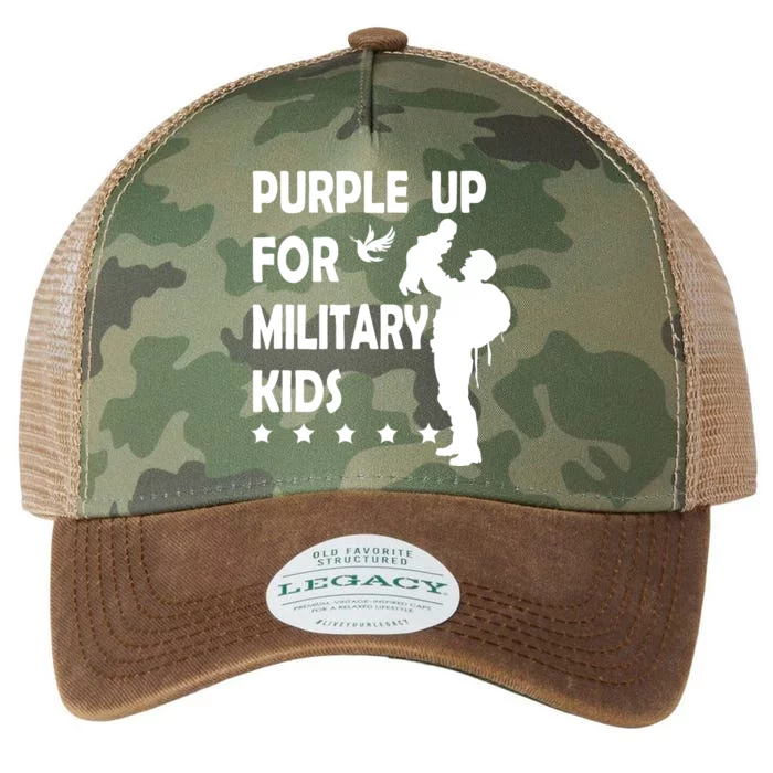 Purple Up For Military Kids Veteran Of US Army Legacy Tie Dye Trucker Hat