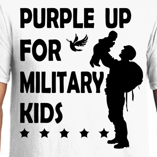 Purple Up For Military Kids Veteran Of US Army Pajama Set