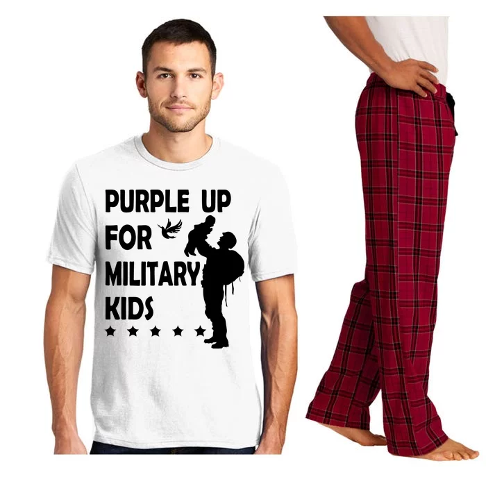 Purple Up For Military Kids Veteran Of US Army Pajama Set