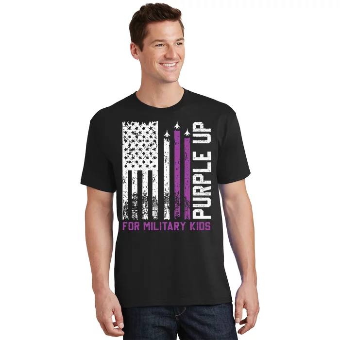 Purple Up For Military Military Child Month T-Shirt