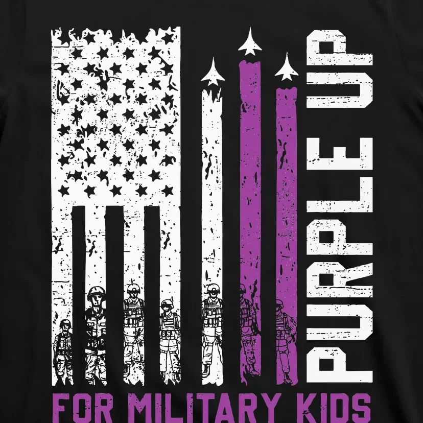 Purple Up For Military Military Child Month T-Shirt