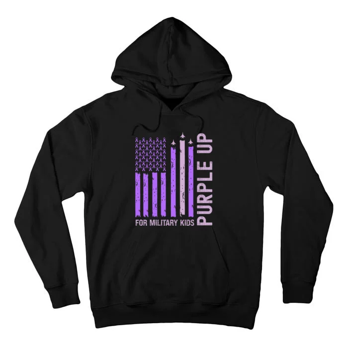 Purple Up For Military Military Child Month Tall Hoodie