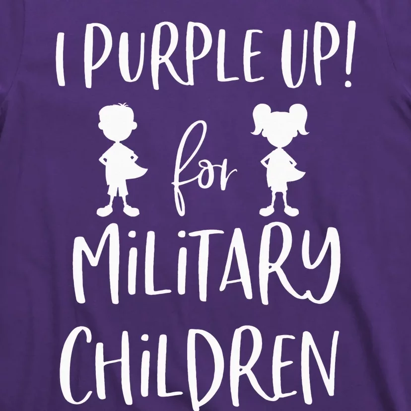 purple up for the month of the military Child T-Shirt