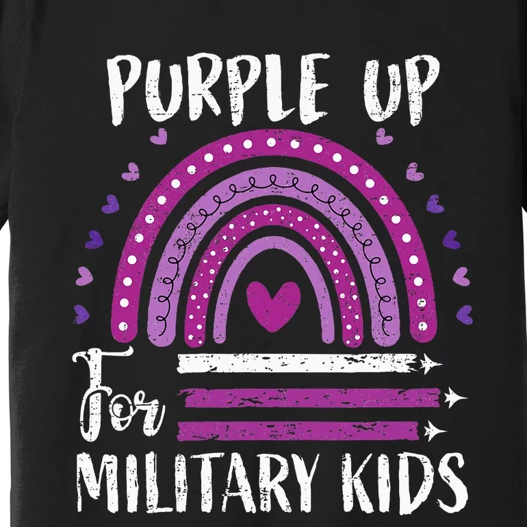 Purple Up For Military Military Child Month Premium T-Shirt