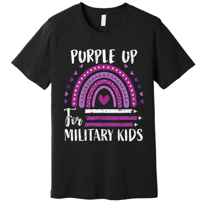 Purple Up For Military Military Child Month Premium T-Shirt