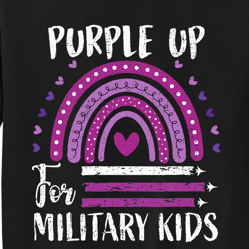 Purple Up For Military Military Child Month Tall Sweatshirt