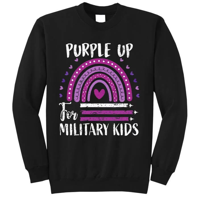 Purple Up For Military Military Child Month Tall Sweatshirt