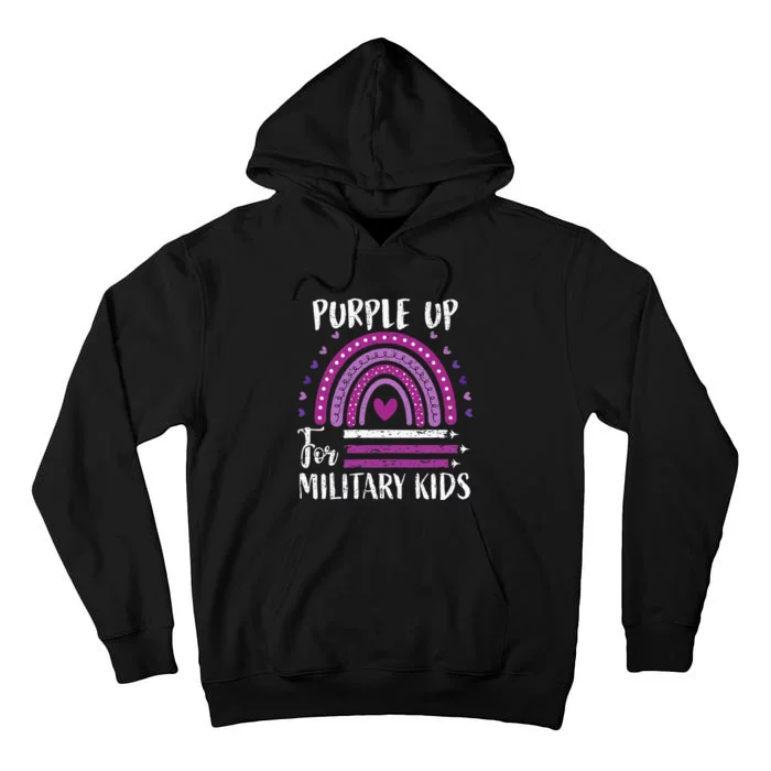 Purple Up For Military Military Child Month Tall Hoodie