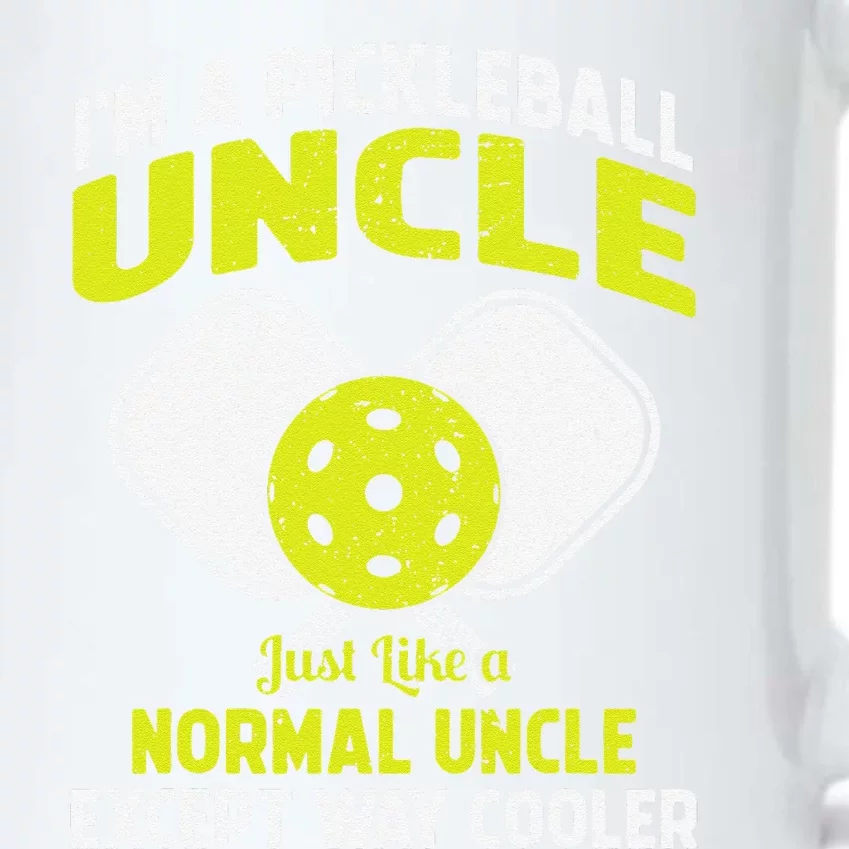 Pickleball Uncle Funny Pickleball Player Gift For Him Black Color Changing Mug