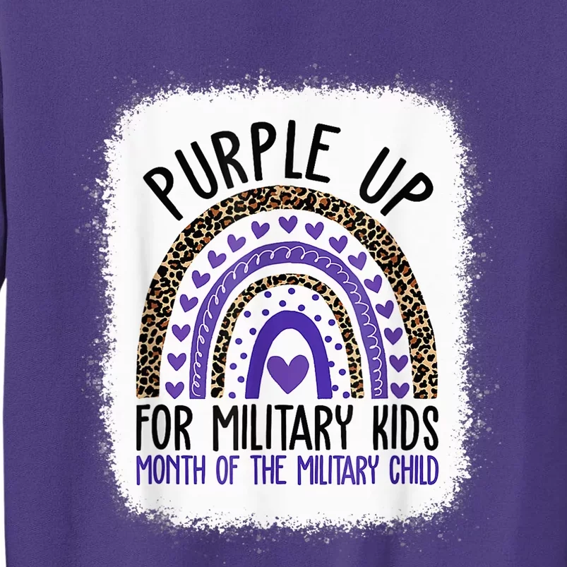 Purple Up For Military Kid Cool Month Of The Military Child Sweatshirt