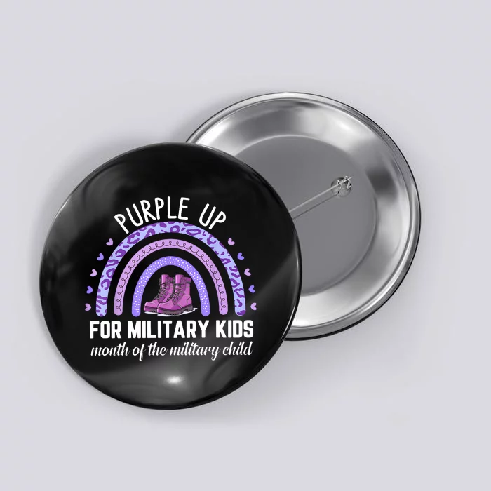 Purple Up For Military Child Dandelion Button