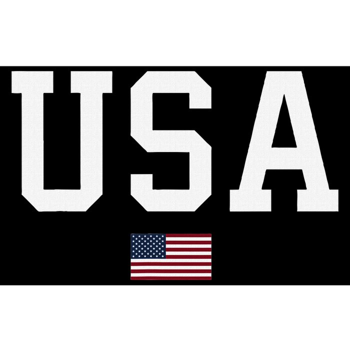 Patriotic Usa Flag Bumper Sticker