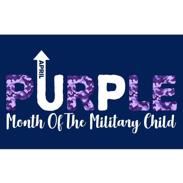 Purple Up For Month Of Military Child April Bumper Sticker