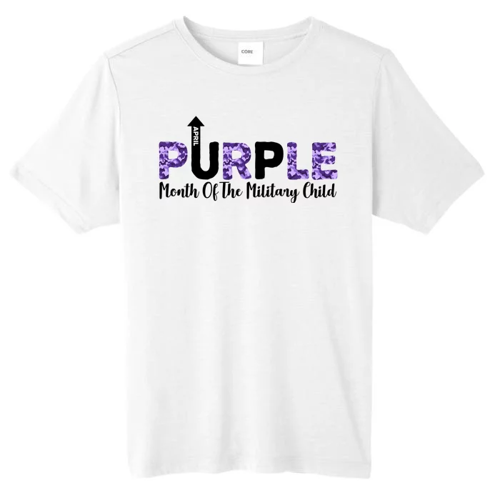 Purple Up For Month Of Military Child April ChromaSoft Performance T-Shirt