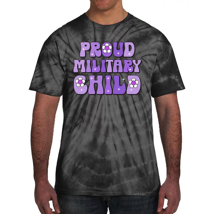 Purple Up For Military K.Ids Month Of Military Child Tie-Dye T-Shirt