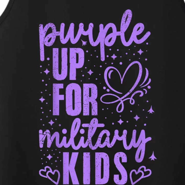 Purple Up For Military Military Child Month Performance Tank