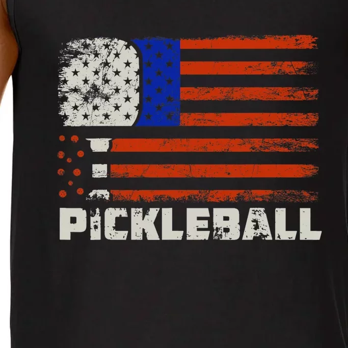 Pickleball USA Flag US Player Paddleball Comfort Colors® Tank Top