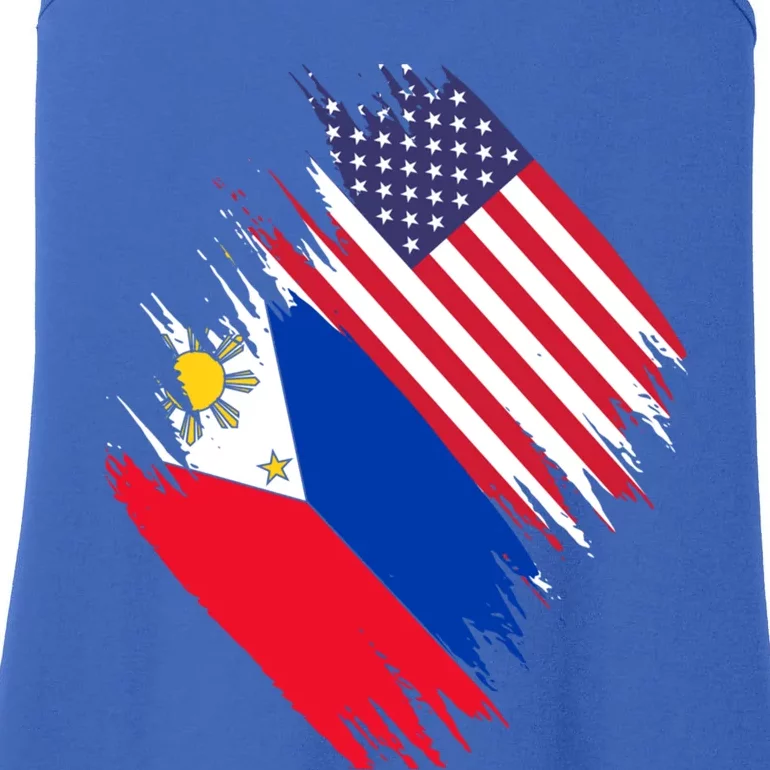 Philippines Usa Flag American Filipino Pride Philippines Cool Gift Ladies Essential Tank