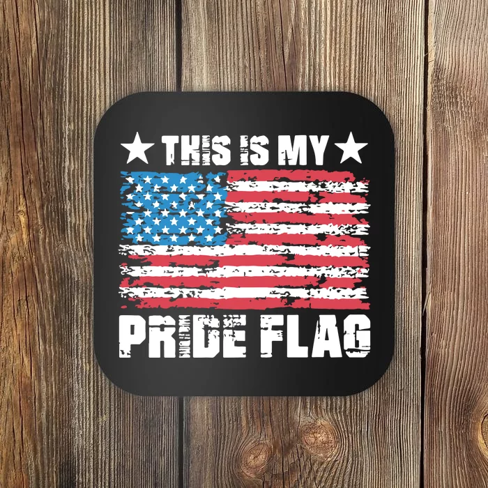 Patriotic Usa Flag 4th Of July Coaster