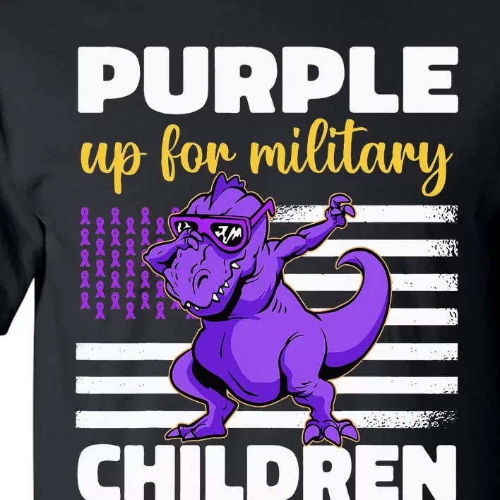 Purple Up For Military Month Of The Military Children Tall T-Shirt