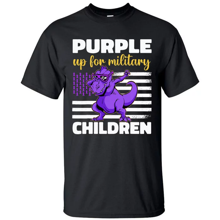 Purple Up For Military Month Of The Military Children Tall T-Shirt