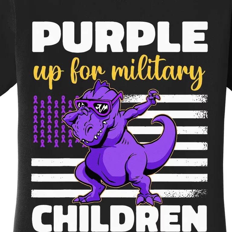 Purple Up For Military Month Of The Military Children Women's T-Shirt