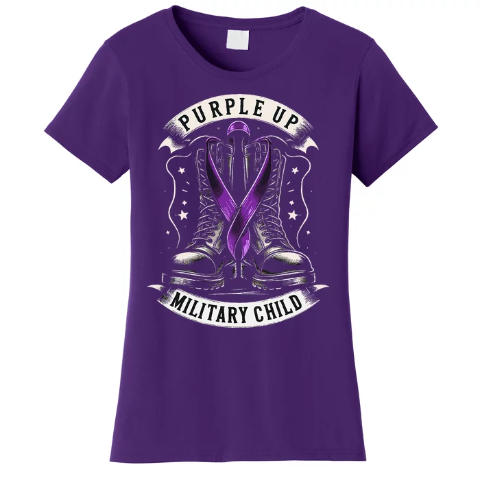 Purple Up For Military Child Month Women's T-Shirt