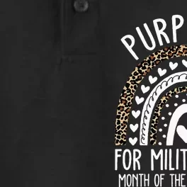 Purple Up For Military Children Tree Month Of Military Child Dry Zone Grid Performance Polo