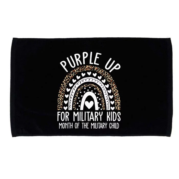 Purple Up For Military Children Tree Month Of Military Child Microfiber Hand Towel