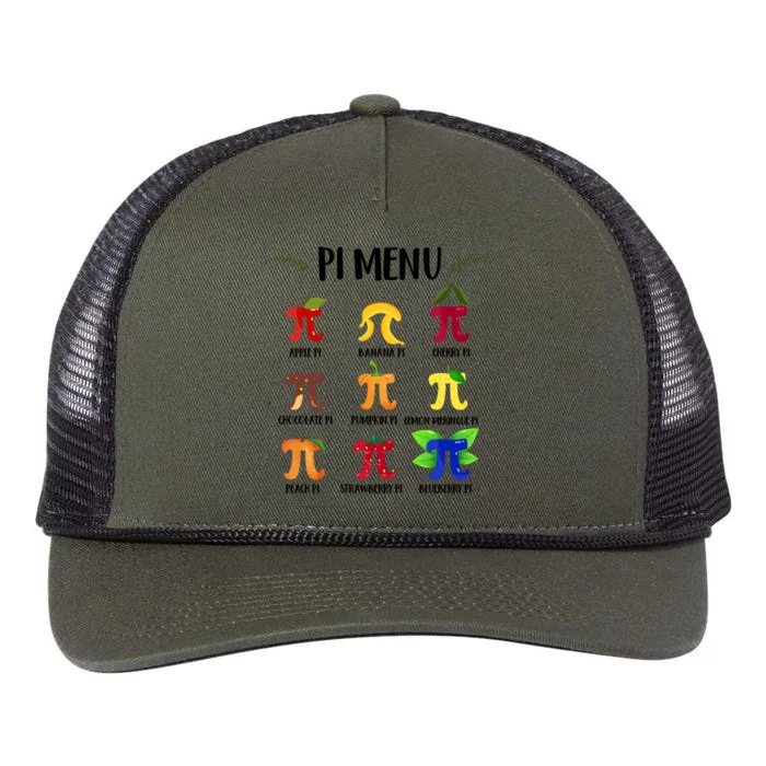 Pi U Funny Pi Day Math Teacher Cute Gift Retro Rope Trucker Hat Cap