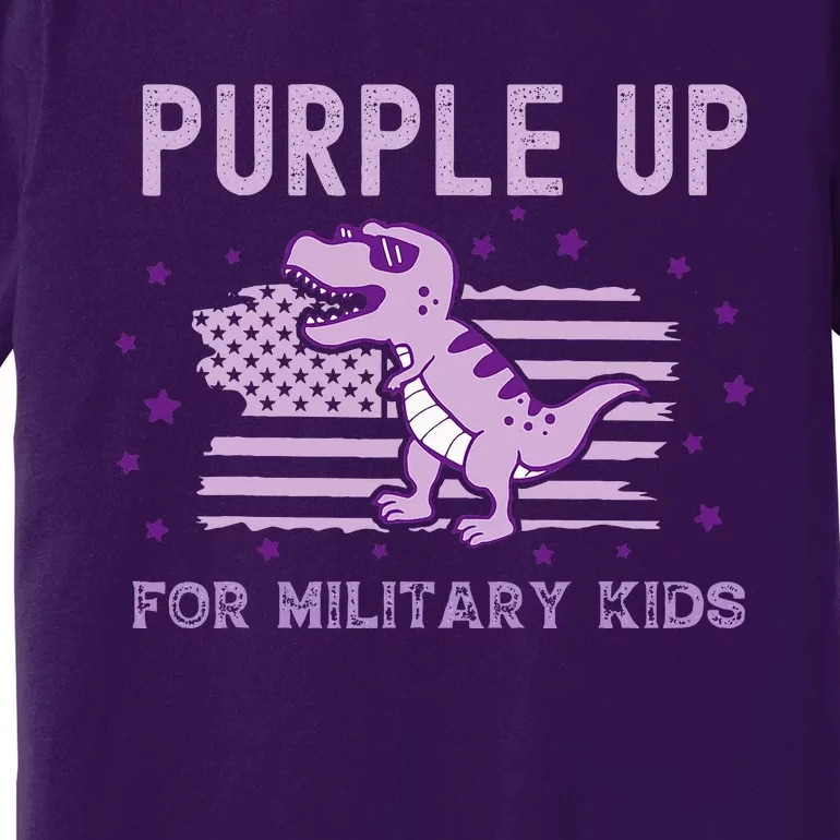 Purple Up For Military Child Month Premium T-Shirt