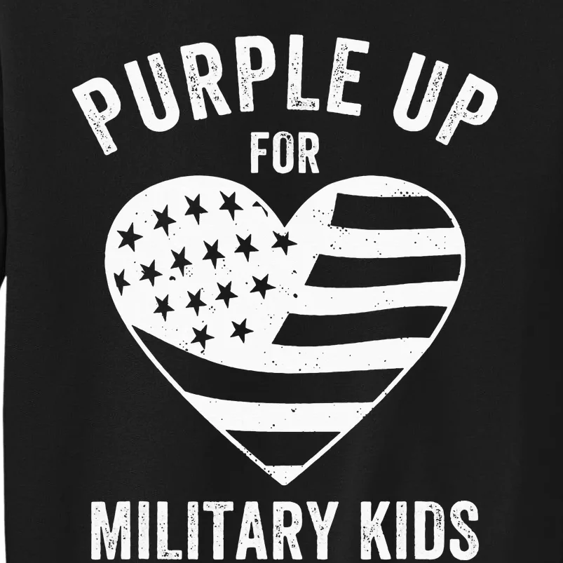 Purple Up For Military Child Month Sweatshirt