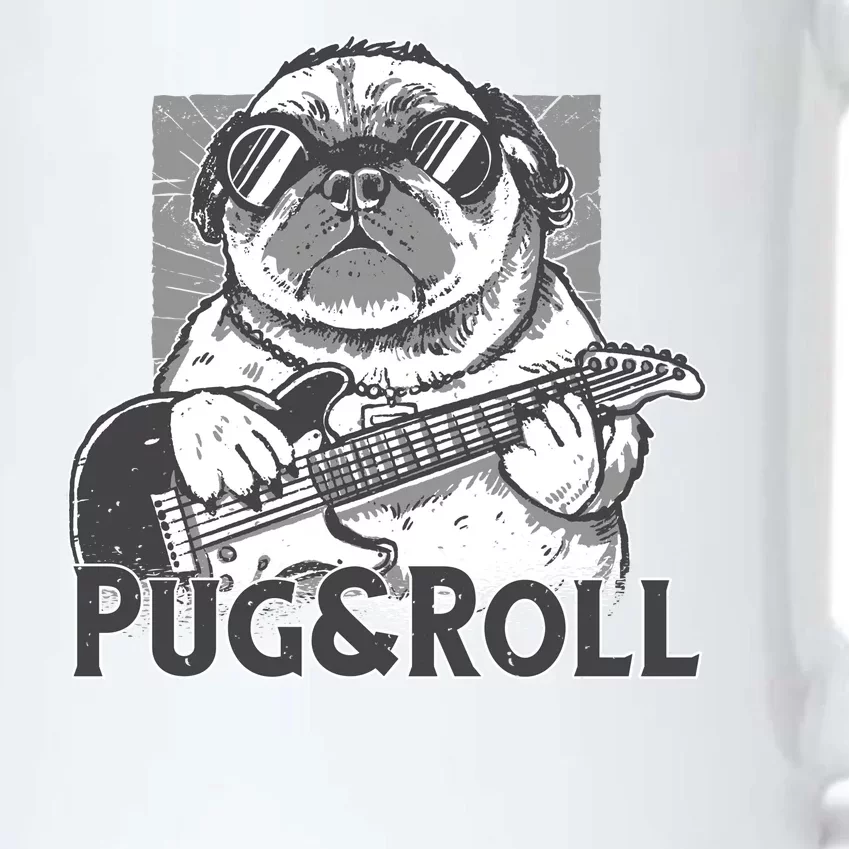 Pug And Roll Black Color Changing Mug